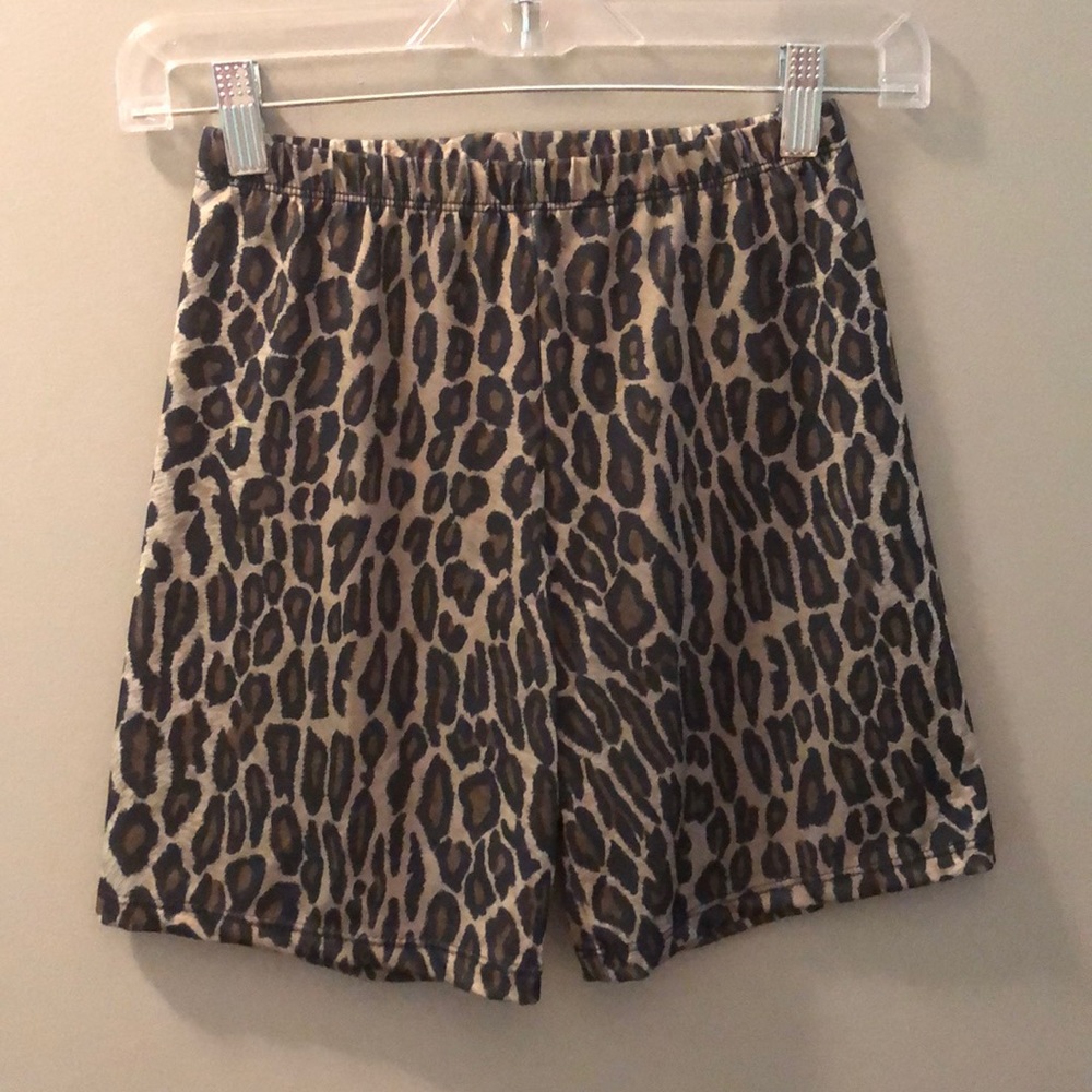 Leopard Spandex Shorts